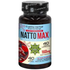 Natto Max 160 mg - 40 capsules - Nutra Best Europe