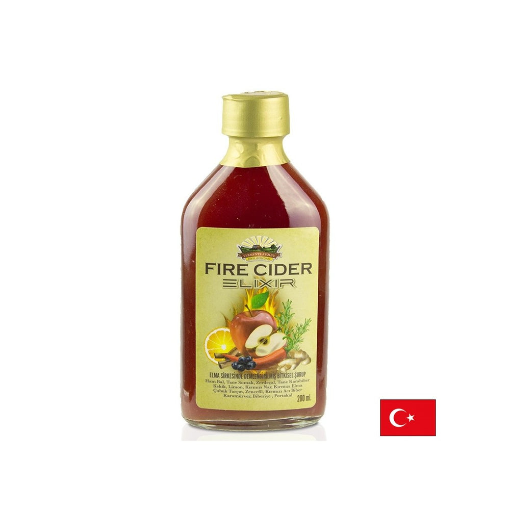 Sciroppo di erbe naturale con aceto di mele e miele - forte immunità e buona digestione, 200 ml, 10 dosi