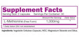 L-metionina 1000 mg 60 capsule
