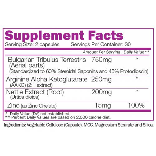 TriPuzan con Tribulus bulgaro 60 Capsule