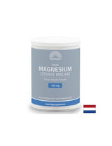 Sistemi nervosi e cardiovascolari - magnesio (citrato, malato) vegano + vitamina B6, 125 g di polvere