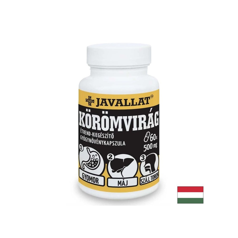 Salute epatica e gastrointestinale - Calendula (fiore), 500 mg x 60 capsule