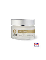 Crema per il viso anti-invecchiamento idratante notturna con miele di manuka, 50 ml