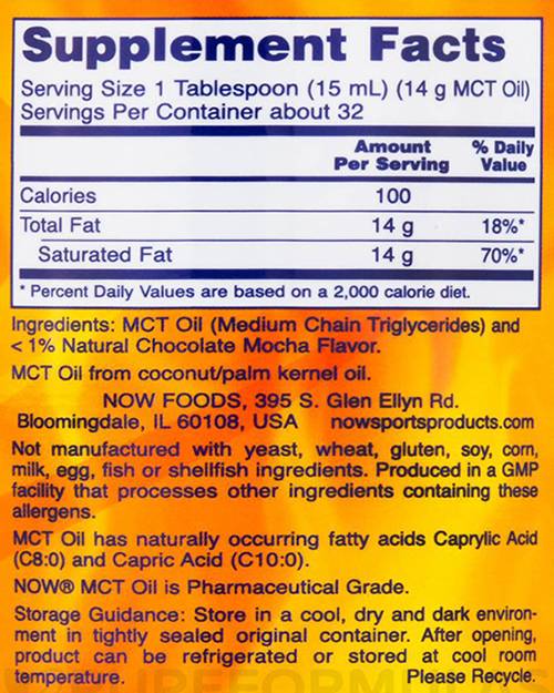 Olio MCT - aromatizzato - 473 ml