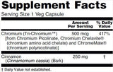 Tri -cromium 500 mcg + cannella - 90 capsule