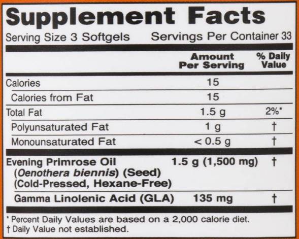 Olio da sera di primrose 500 mg - 100 capsule in gel
