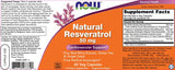 Resveratrolo naturale 50 mg - 60 capsule