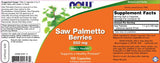 SAW PALMETTO BERRIES 550 mg - 250 capsule