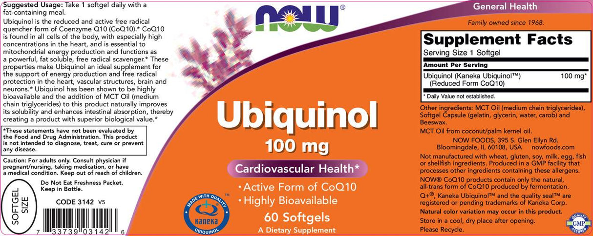 Ubiquinolo 100 mg - 60 capsule gel