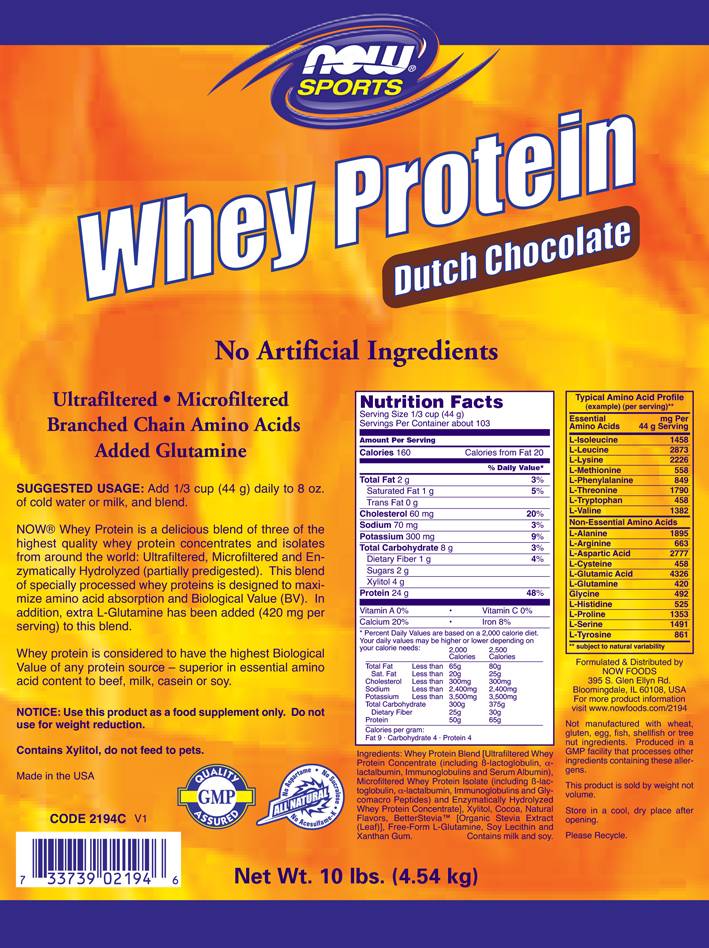 Proteina del siero di latte - 908 grammi