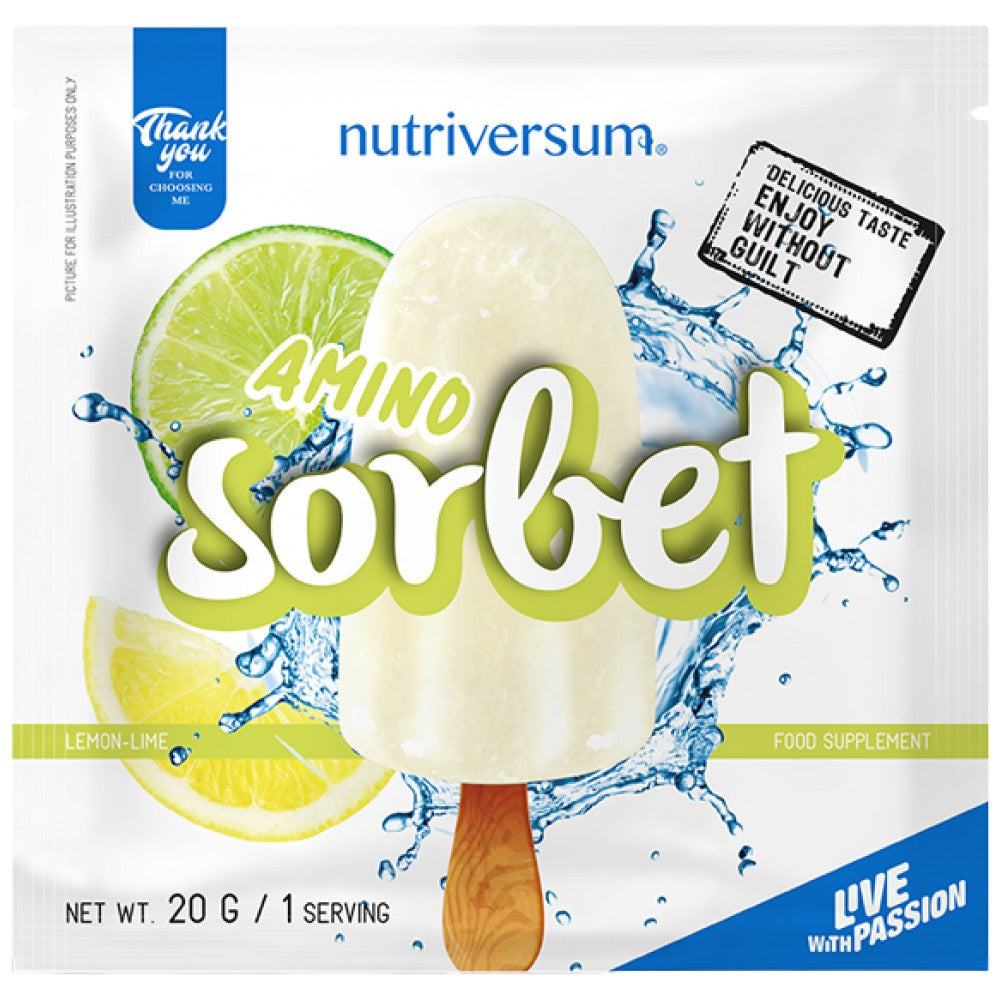 Amino Sorbet | Gelato amminico pronto per il congedo-20 grammi