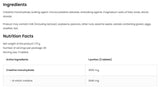 Schede monoidrate di creatina 3000 - 120 compresse