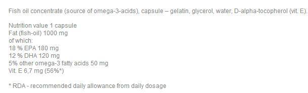 Omega 3 - 60 capsule gel