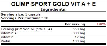 Oro vit A+E - 30 capsule