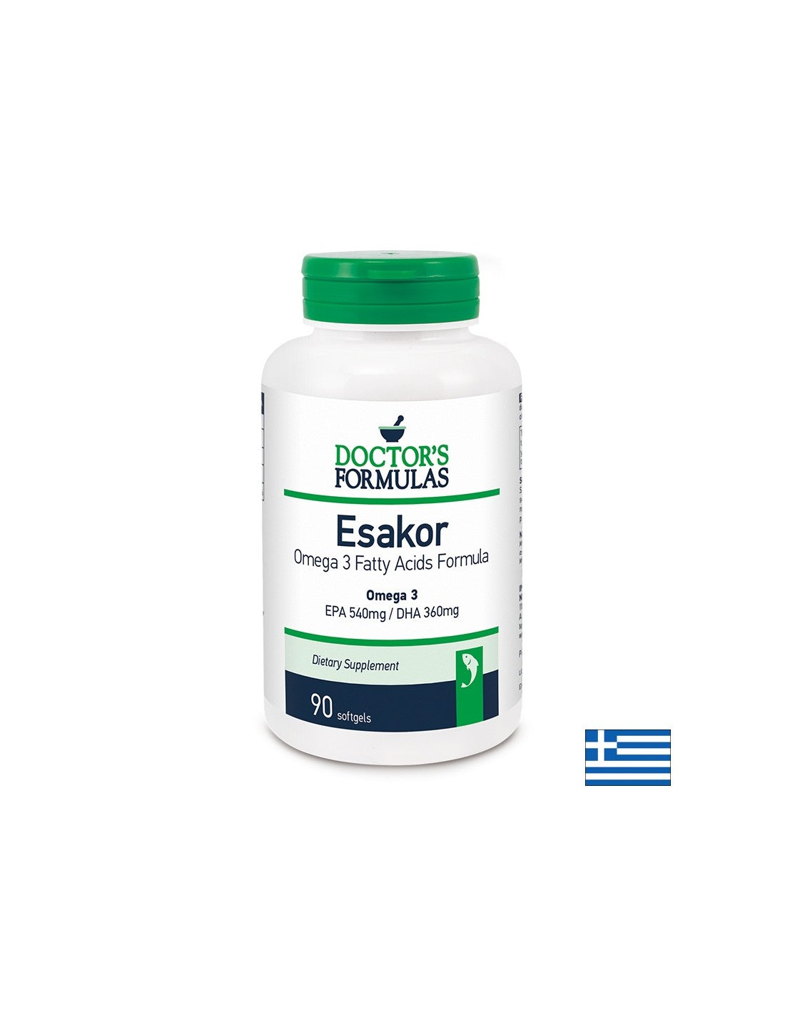 Formula Omega -3 - Esakor, 90 Softgel Capsules Doctor's Formules