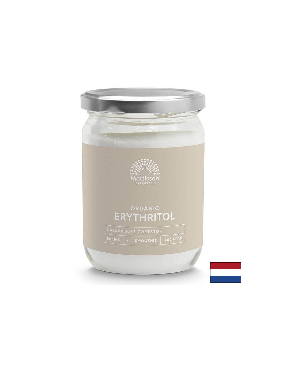 Eritritolo (biologico), 400 g <tc>Mattisson Healthstyle</tc>
