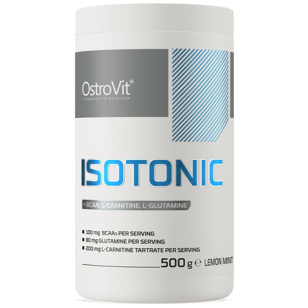 Polvere isotonica + BCAA, L-carnitina, L-glutamina-500 grammi