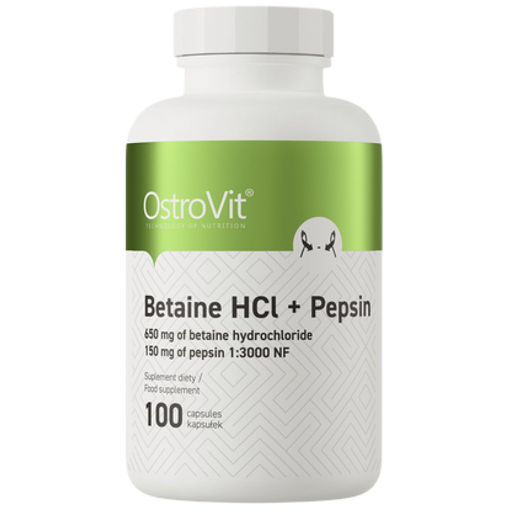 Capsule Betaine HCl + Pepsin 100