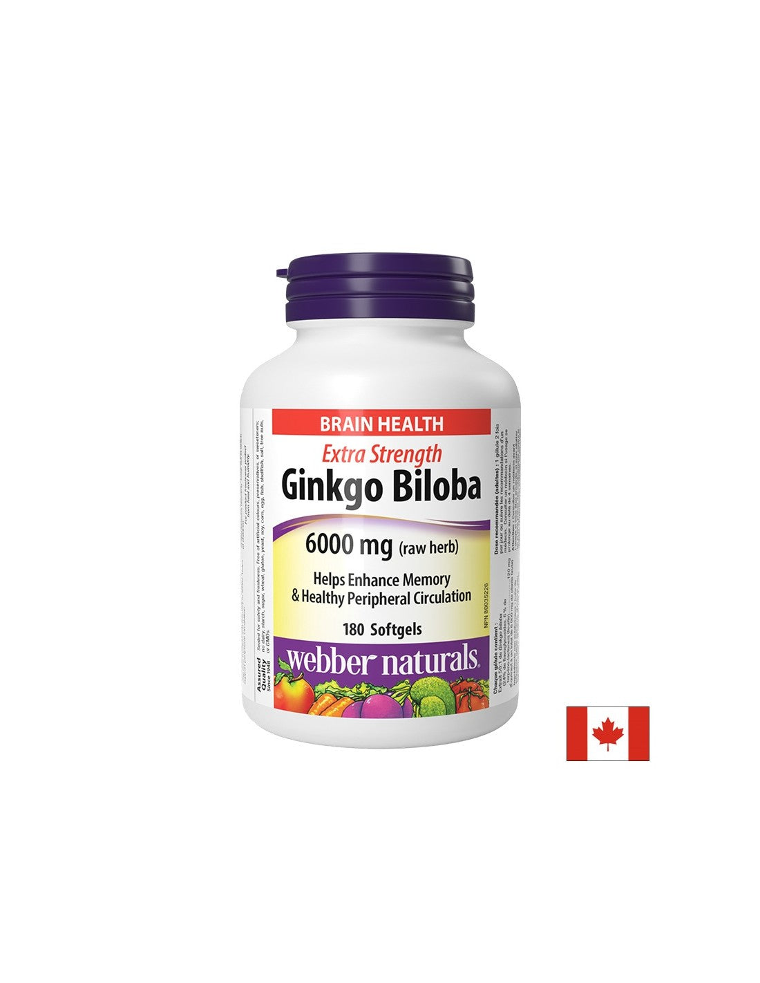 Memoria e concentrazione - Ginkgo Biloba, 120 mg x 180 Capsule Softgel