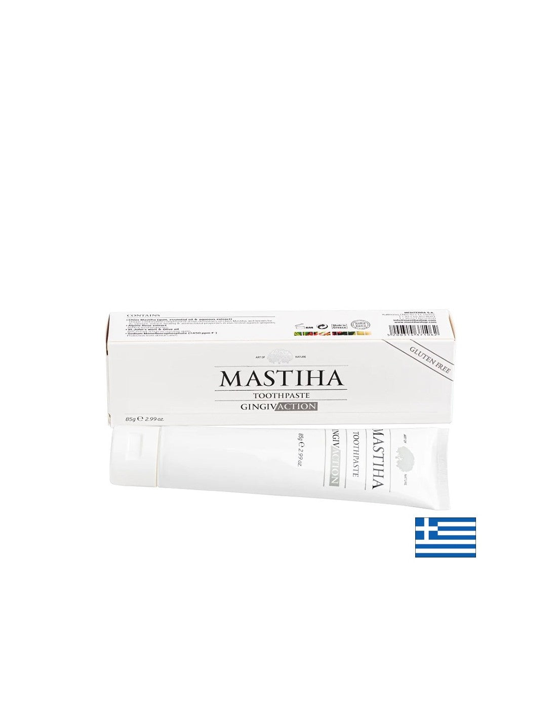 Dentifricio con <tc>Mastiha</tc>, 85 grammi <tc>Mastiha</tc>