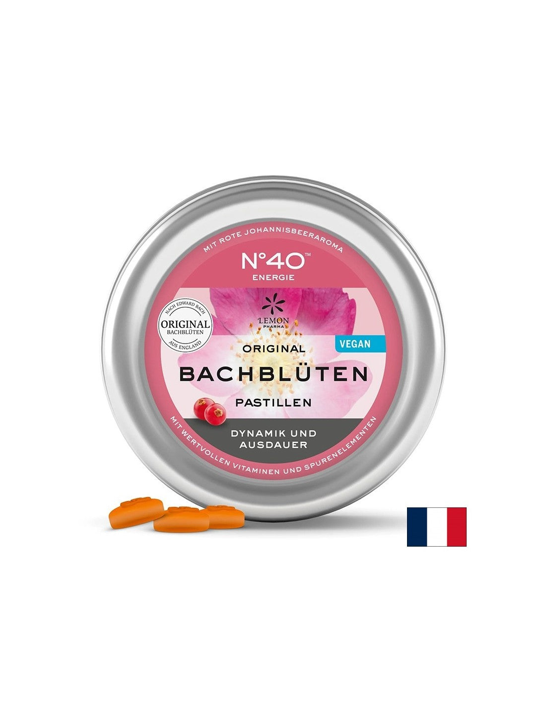 Pastiglie Dr. Bach - N°40 Energia, 50 g (~ 40 pezzi) <tc>Lemon Pharma</tc>
