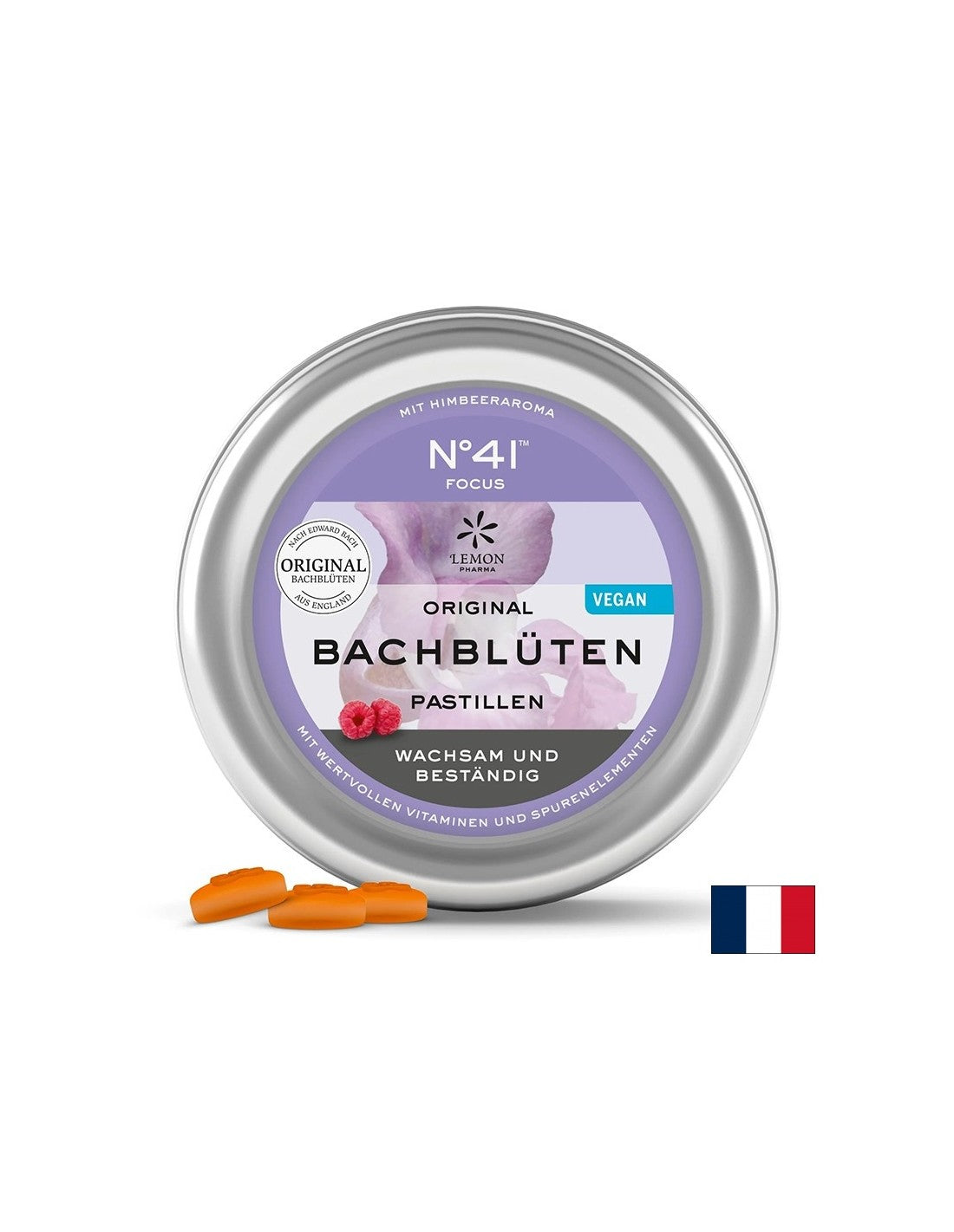Pastiglie Dr. Bach - N°41 Focus, 50 g (~ 40 pezzi) <tc>Lemon Pharma</tc>