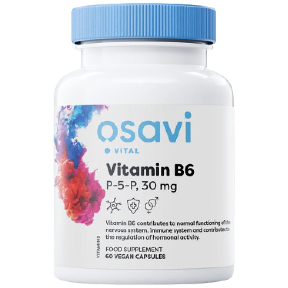 Vitamina B6 | P-5-P 30 mg-60 capsule