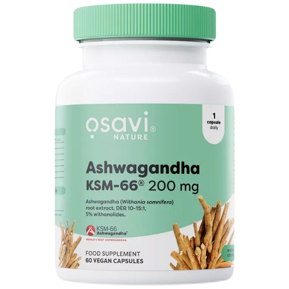 Ashwagandha KSM -66® 200 mg - 60 capsule
