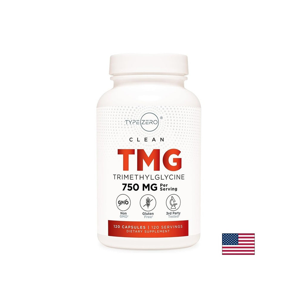 Supporta i normali livelli di omocisteina - TMG (trimetil glicina) typezero ™, 750 mg x 120 capsule