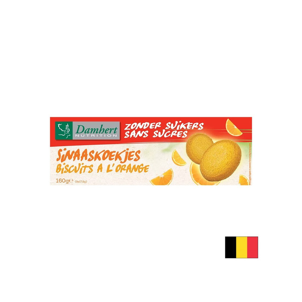 Biscotti arancioni senza zucchero, 160 g