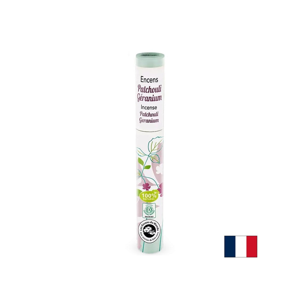 Sticchi a combustione con patchouli e profumo di geranio, 30 pezzi.