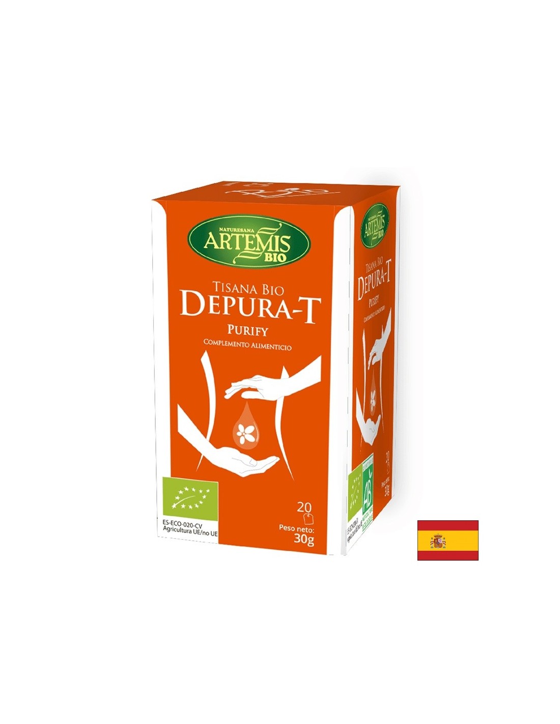 Bio di tè purificante - Atremis, 20 sacchetti da filtro