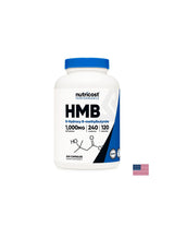 Per sport attivi - HMB (beta-idrossi-beta-metilbutirrato), 500 mg/240 capsule, 120 dosi <tc>Nutricost</tc>