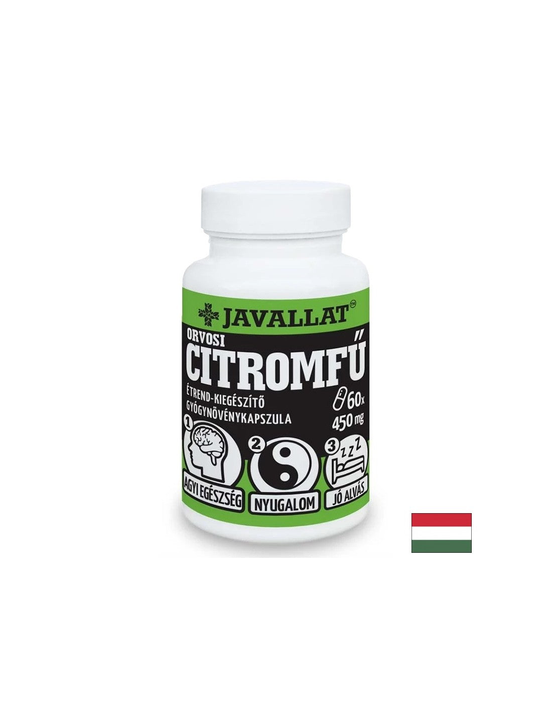 Per stress e insonnia - balsamo limone (foglia), 450 mg x 60 capsule