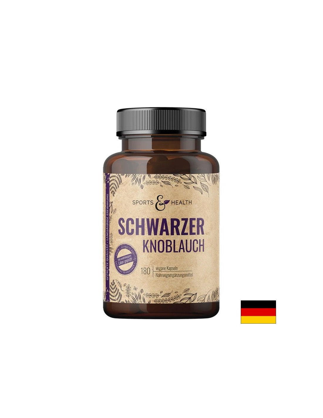Per colesterolo alto - aglio nero, 600 mg x 180 capsule