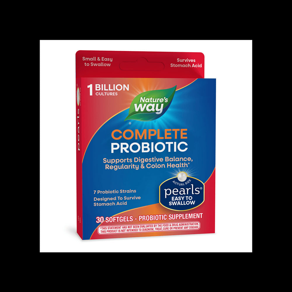 Perle probiotiche Completa la salute digestiva/probiotico per una buona digestione, 30 capsule softgel natura