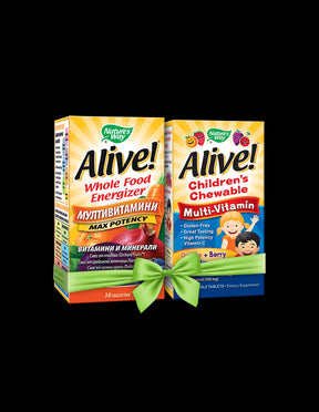 Promo package Alive multivitamins for adults and children - Nutra Best Europe