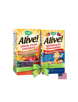 Pacchetto promozionale <tc>Alive</tc> multivitaminici per adulti e bambini