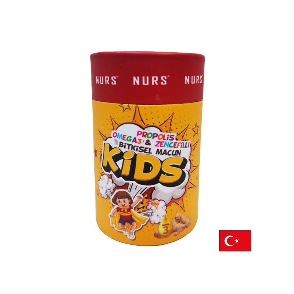 Propolis, Omega 3 e zenzero in pasta a base di erbe per bambini, 240 g