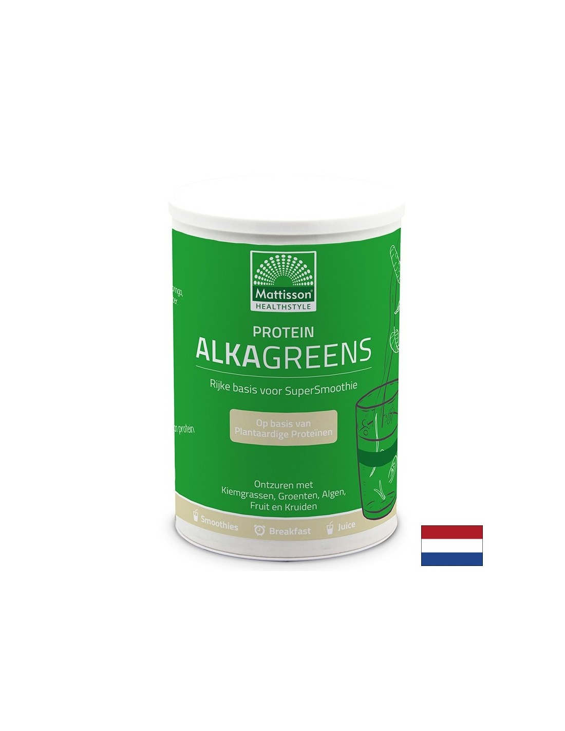 Proteina alcagreens, 300 g di polvere