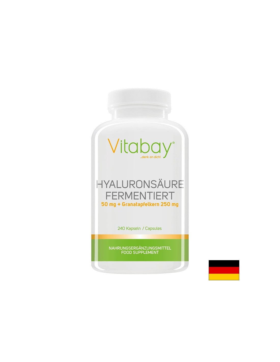 Skin anti -invecchiamento - acido ialuronico + melograno, 240 capsule