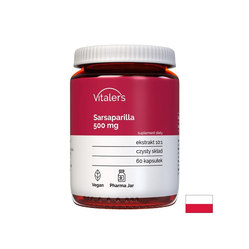 Psoriasi ed eczema - Sarsaparilla, 500 mg x 60 capsule