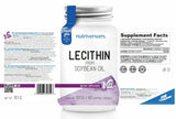 Lecithin 1200 mg | Dall'olio di soia - 30 Softgels