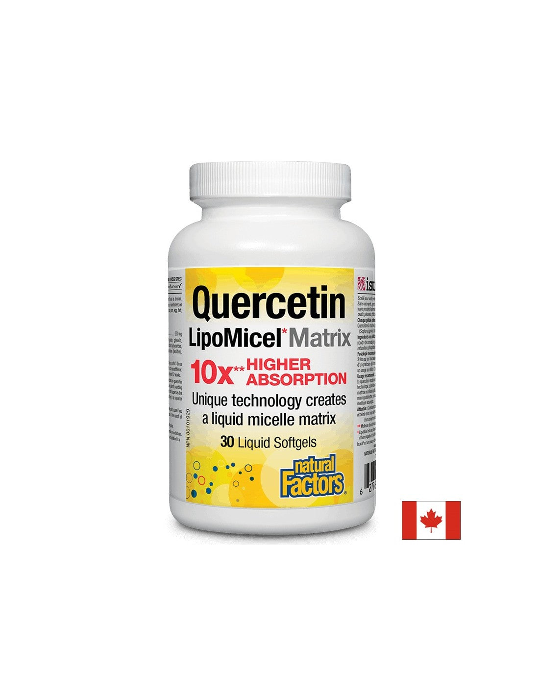 Quercetina da 250 mg di matrice lipomicel - 30 capsule gel