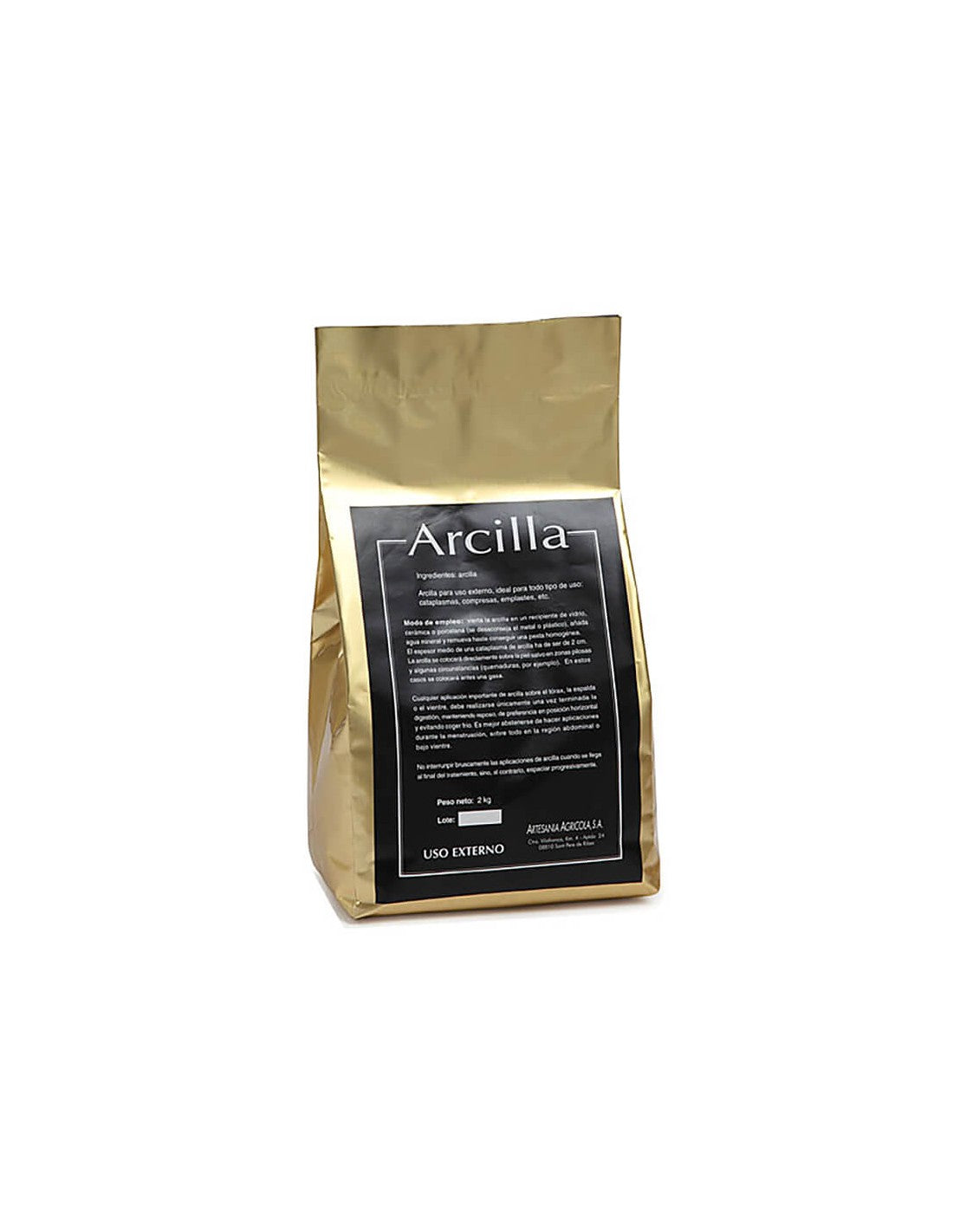Arcilla - Argilla curativa in polvere, 2 kg Arte<tc>san</tc>io