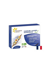 Rilassamento del sistema nervoso - Passione, lavanda, bio di escholtia, 10 bere ampoule flourance natura