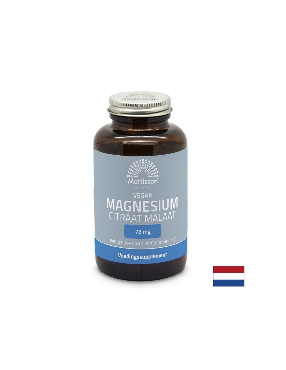 Rilassamento muscolare e supporto cardiaco - Magnesio (citrato, malato), 120 capsule <tc>Mattisson Healthstyle</tc>