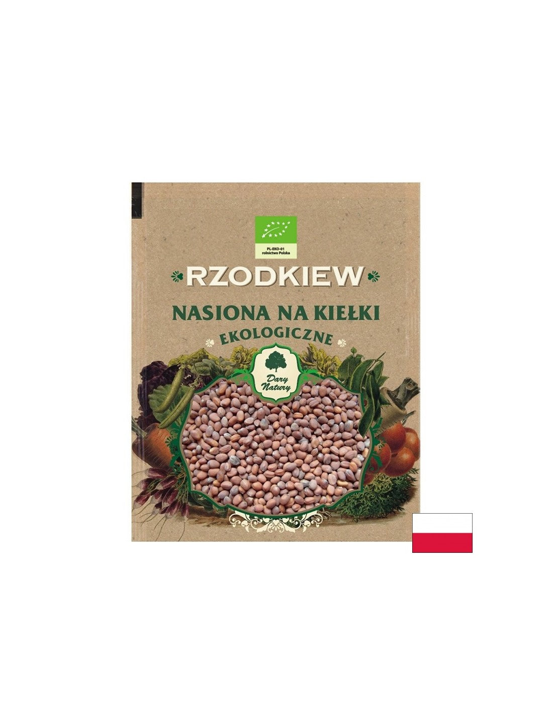 Ravanelli - Semi per germogli Bio, 30 g <tc>Dary Natury</tc>