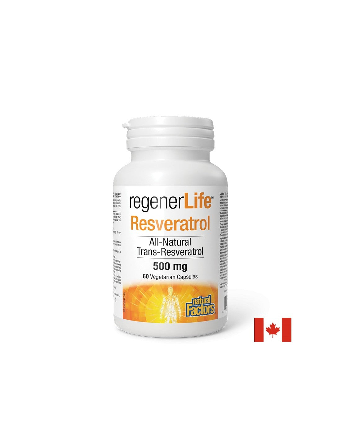 Regener Life ™ Resveratrol 500 mg - 60 capsule