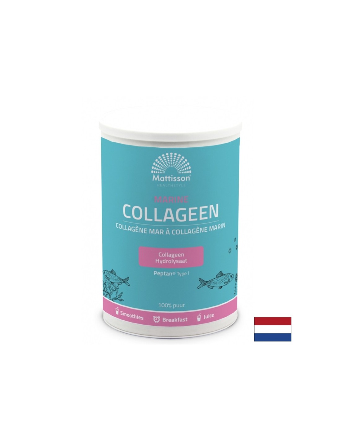 Pesce collagene di tipo I - collagene marino peptan, 300 g in polvere